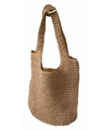 Ladie&#39;s Straw Bag, Large (16.5&quot; x 5.5&quot;), Lined, Snap Closure, 24&quot; Handle... - $632.52 MXN