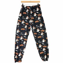 Bucees Men&#39;s Halloween Pajama Pants Black Size S Spooky Cozy Loungewear - £21.36 GBP