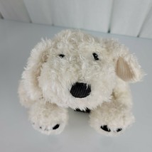 VINTAGE Menagerie First & Main Dog Dawgy Dawg White Plush Stuffed Animal 15" - $59.39
