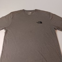 The North Face Standard Fit Men's Gray Cotton Blend Graphic T-Shirt Size Medium image 8