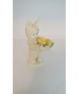 Vtg DEPARTMENT 56 SNOW BUNNY Figurine &quot;A Basket of Joy&quot; 4 in. Bunny East... - $189.87 MXN