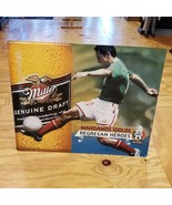 Miller Genuine Draft 2002 Soccer Hispanic Latino Spanish Metal Sign 36 X 30 - $247.45