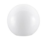 , 8&quot; White Acrylic Replacement Lamp Post Globe With 4&quot; Neckless Opening - $60.99