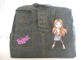 Bratz Doll Glitter Denim Fashion Organizer Storage Collectors Case - MGA 2004 - £21.82 GBP