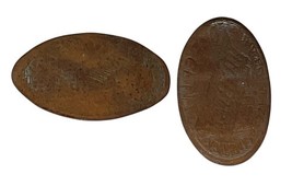 Lot 6 Vintage Pressed Souvenir Pennies Shamu Hollywood Erie PA Haunted Mansion image 7