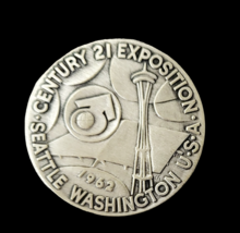 10 Century 21 Expo Official Space Age US Silver Medals 1962 Seattle Worl... - $275.53