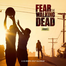 Fear The Walking Dead TV Series 16 Month 2017 Wall Calendar, NEW SEALED - £11.61 GBP
