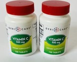 2 X Gericare Vitamin C 500mg Dietary Supplement Antioxidant Support 100 ... - $12.77