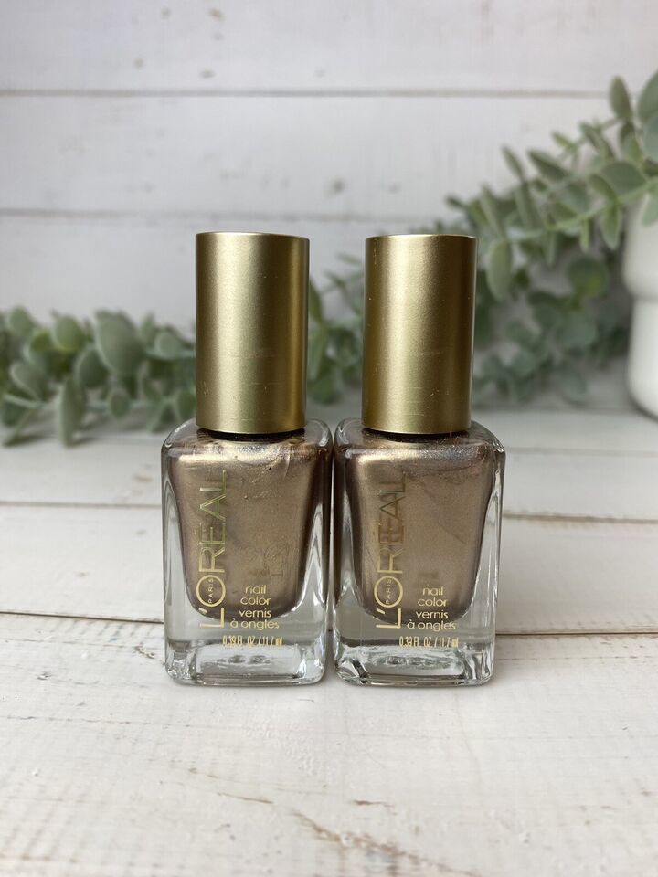 Primary image for 2x New L'Oreal Paris Nail Polish Color Because You're Worth It 580 Free Shipping