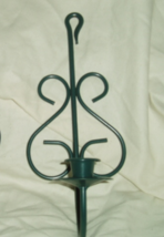 Home Interiors &amp; Gifts Green Wire Sconce Homco - $7.00