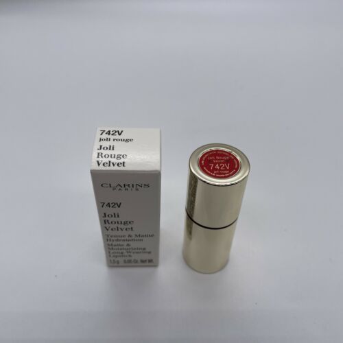 Clarins Joli Rouge Lipstick  742 Joli Rouge Travel Size - $11.87