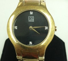 Esq Swiss Watch By Movado Golden Tone 2013 - £193.57 GBP