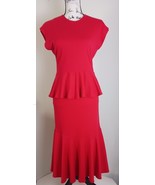 Vintage Avon Fashion Red Blouse And Skirt Set Women&#39;s Size XS - $589.25 MXN