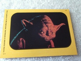 1983 Yoda Star Wars Return Of The Jedi Sticker Gem Mint #1 !! - £275.41 GBP