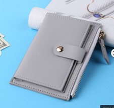Fashion Women Wallets Leather Female Purse Mini Hasp Solid Multi-Cards Holder Co - £24.08 GBP