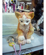 CAT WITH YARN AND MOUSE - £21.15 GBP
