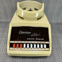Vintage Osterizer Galaxie Blender Cycle Blend BASE Almond 869-16RW Retro - £10.21 GBP