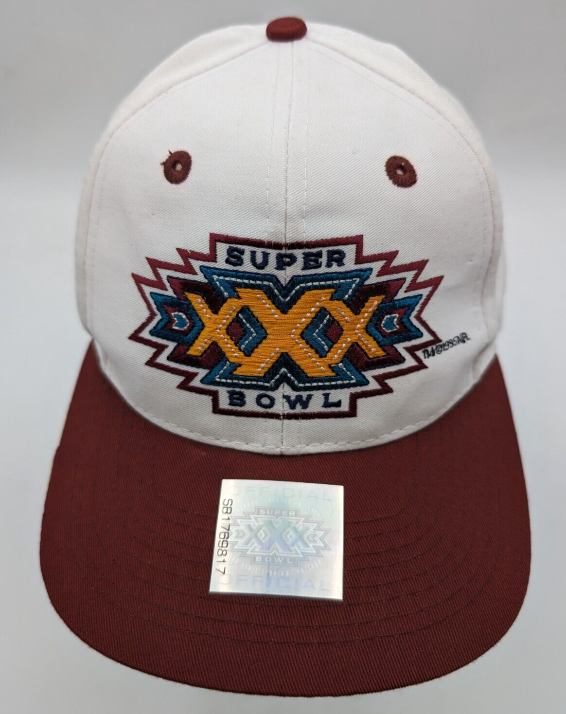 Primary image for Vtg 1996 Pittsburgh Steelers NFL Super Bowl XXX 30 Logo 7 Snapback Hat Cap