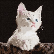 Pepita Needlepoint Canvas: Ketzelah Kitten, 10&quot; x 10&quot; - £60.98 GBP+
