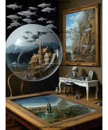 Surreal Art, Digital Art, Digital Download, Wallpaper, Printable - €1,10 EUR