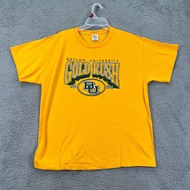 Delta Pro Weight Mens Yellow Baylor University Gold Rush Pullover T-Shirt Size L - £15.81 GBP