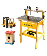 Brand New Stanley Jr. Kids Workbench Tool Set and 2 Wooden Kits, U047-K0... - $176.51 CAD