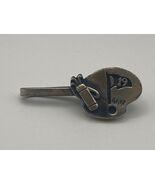 Vintage 19th hole golf tie clip bar, men’s jewelry set, pewter look - $5.50