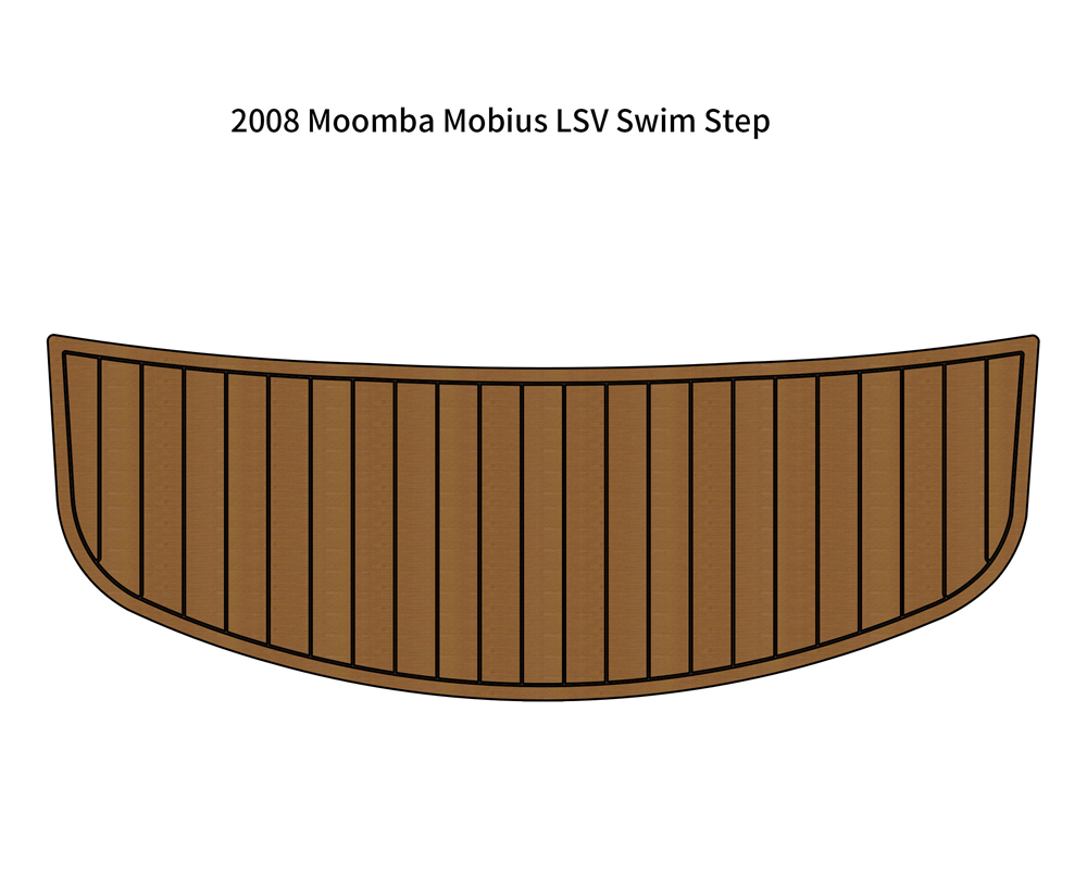 2008 Moomba Mobius LSV Swim Step Platform Mat Boat EVA Foam Teak Deck Fl... - $281.00