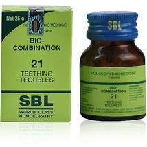 SBL Homeopathy Bio Combination 21 (25g)For Teething Troubles HERBAL AYUR... - £13.76 GBP