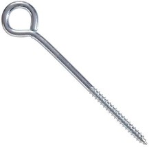 Hardware Essentials 321145 Lag Screw Thread Eye Bolt 1/4 X 5&quot; Zinc-Plated - £8.94 GBP