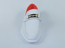 Men's TAYNO Shoes The Caprio C TAYNO Crocodile Print Bit Loafer White image 2