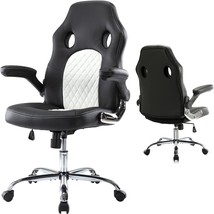 Pu Leather Comfortable Swivel Task Home Office Desk Chair High, Office Chair. - £110.52 GBP
