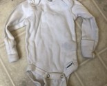 Gerber Unisex White Organic Long Sleeve Onesies Newborn Bodysuits - $11.88