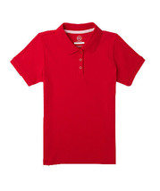 Wonder Nation Girls School Uniform Collared Short Sleeve Solid Polo Shirt - XS - £7.90 GBP