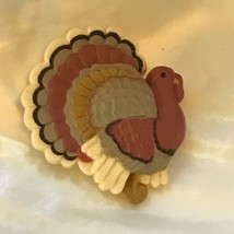 Vintage Hallmark Cards Plastic Turkey Thanksgiving Holiday Brooch Pin – marked  - £6.88 GBP