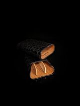 Brizard Black Showband 3 Gordo Caiman Alligator Gordo Case NIB image 7