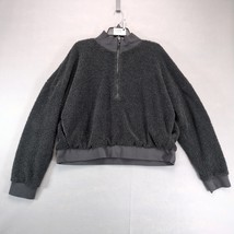 Fabletics Dream Polar Fleece 1/2 Zip Gray Pullover Sweatshirt Women&#39;s XX... - €23,97 EUR