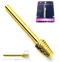 High Quality Gold Cone Shape Carbide Bit For 3/32&quot; Electric Drill Nail Art Cb14 - £12.78 GBP