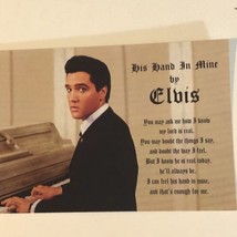 Elvis Presley Postcard Young Elvis His Hand In Mine - $3.46