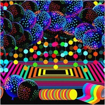 Radiant Nights Party Pack - 98.4ft of Blacklight Luminous Tape, 14.4ft N... - $32.66