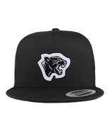 Trendy Apparel Shop Panther Head Patch 5 Panel Flatbill Baseball Cap - Black - $24.99