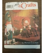 Simplicity 8761 Sewing Pattern &#39;Reindeer Express&#39; Cowboy Santa Claus &amp; W... - £5.94 GBP