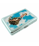 MJ Cowgirl Pinup Metal Silver Cigarette Case - $23.07 CAD