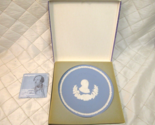 Wedgwood Jasperware Hans Christian Anderson 8&quot; Collector Plate Blue MINT... - $27.08