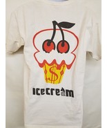 BILLIONAIRE BOYS CLUB BBC / ICE CREAM WHITE SHORT SLEEVE MEDIUM T-SHIRT - $89.00