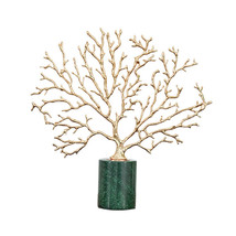 Anyhouz 25cm Tree Snowflake Tabletop Home Decor Modern Art Living Room Display H - £69.14 GBP