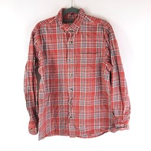 Hobbs Creek Mens 100% Cotton Button Down Long Sleeve Plaid Flannel Shirt... - $12.59