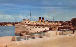 SS North American Georgian Bay Charlevoix Michigan Passenger Ship Boat Postcard - £7.65 GBP