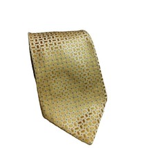 Jones New York Yellow Tie Silk Necktie 4 Inch 60 Long - £8.51 GBP