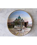 1956 Saint Peter Basilica Jewelry Dish Rome Societa Italiana Vintage Por... - $27.44 CAD